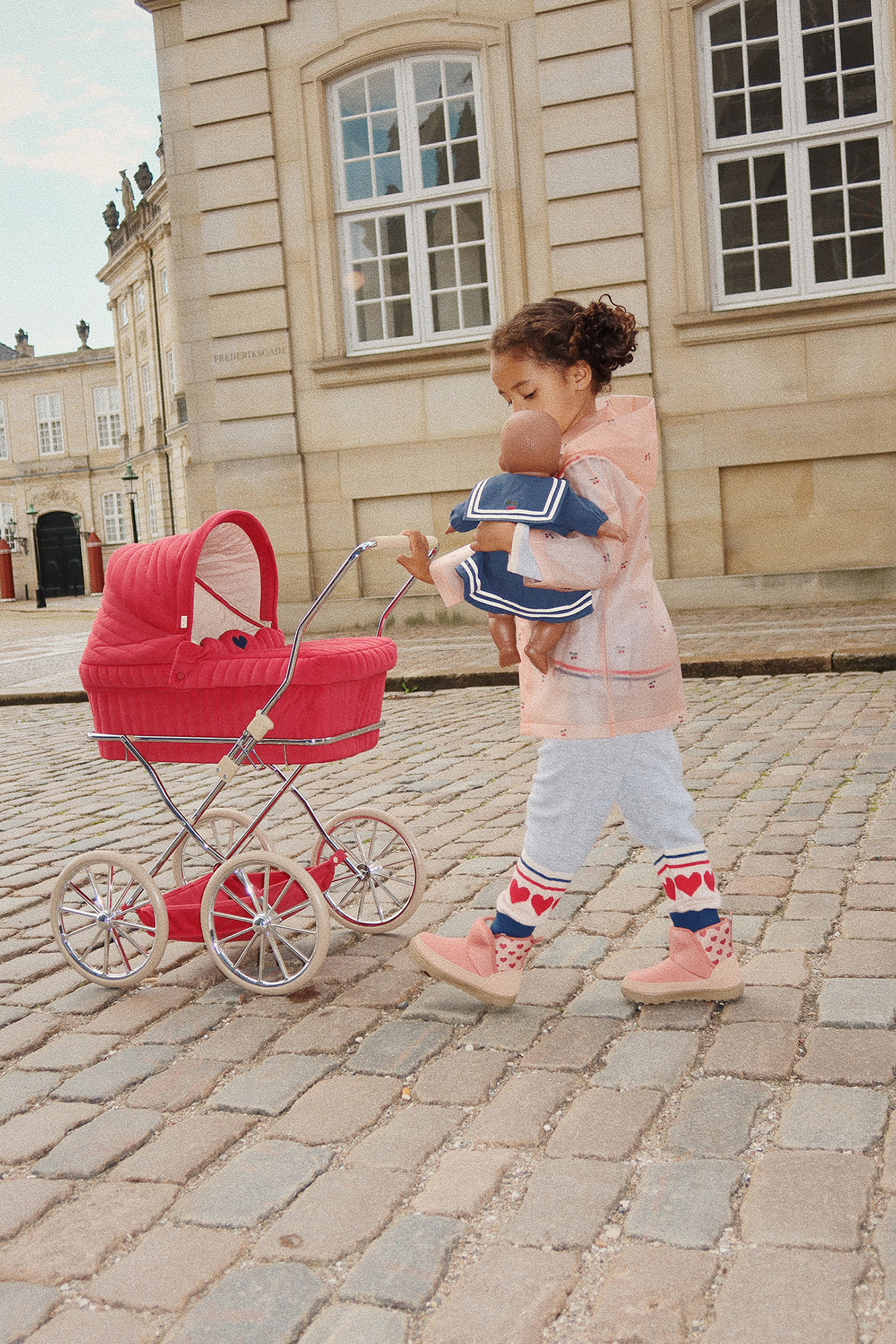 Red 2024 doll stroller